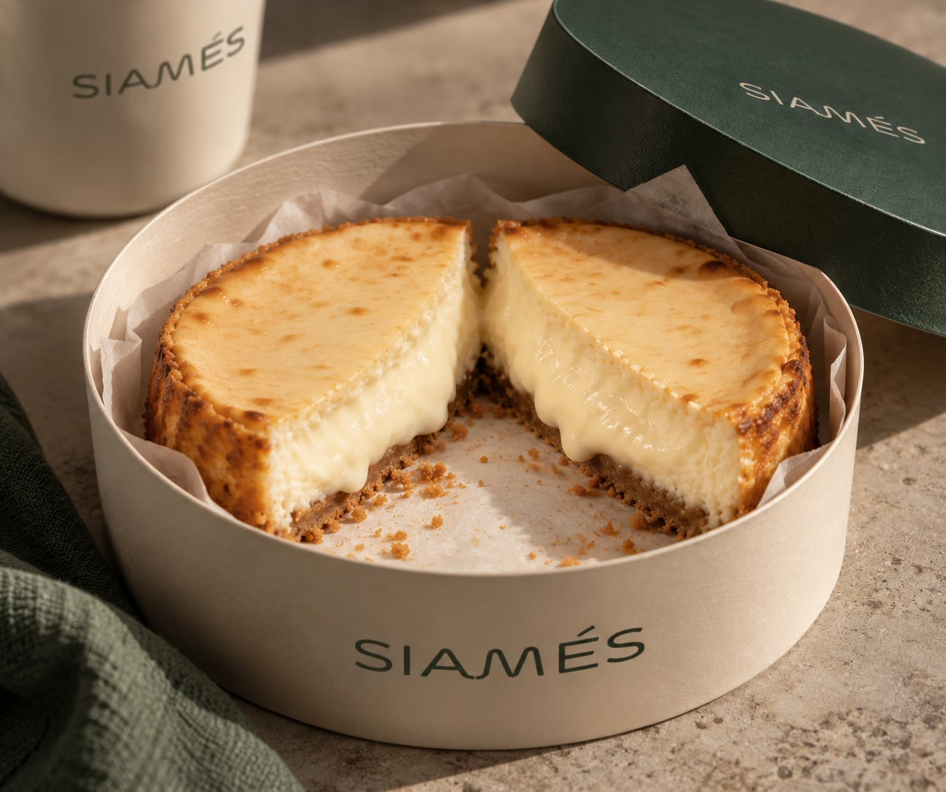 Tarta de queso mini de Siamés Coffee