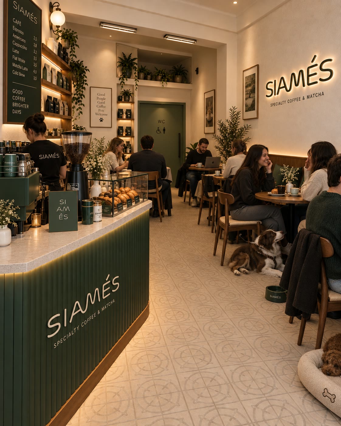 Un animal en Siamés Coffee